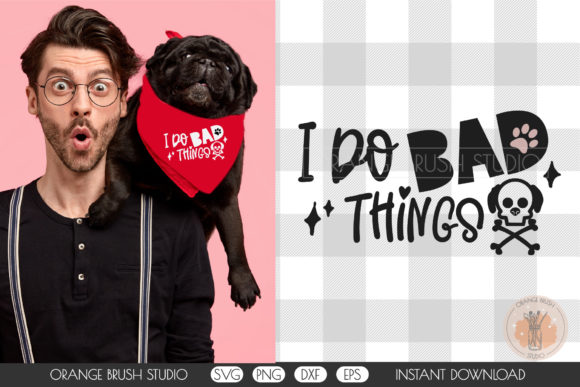 Bad Dog’s Bandana SVG: Cute Dog Mom Graphics for Crafts