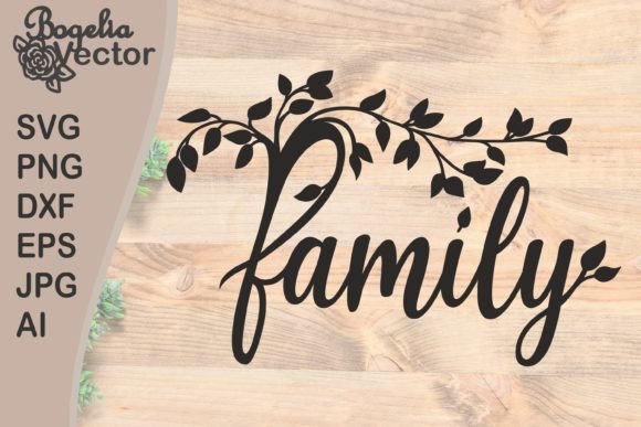 Family Tree Graphics for Local Crafts Branding