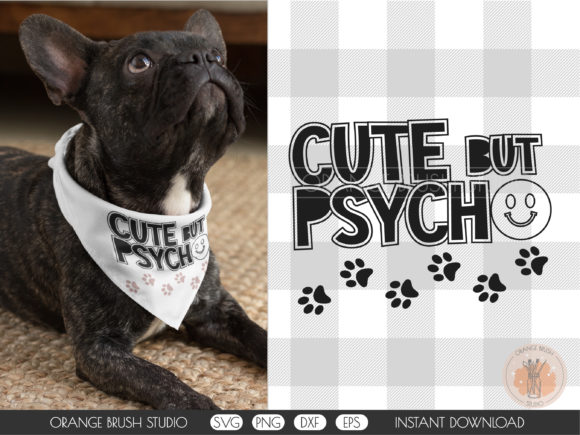 Funny Dog Bandana SVG Quote Design: Graphics for Crafts