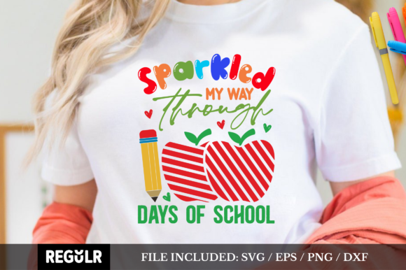 Sparkled My Way: 100 Days Graphics for Crafts