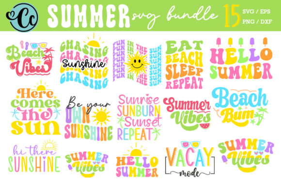 Summer SVG Bundle: Funny Summer SVG for Crafts & Graphics