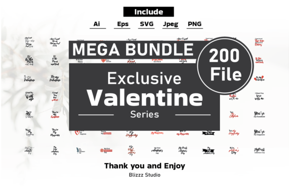 Valentines Sublimation Mega Bundle Vol 1: Graphics & Crafts